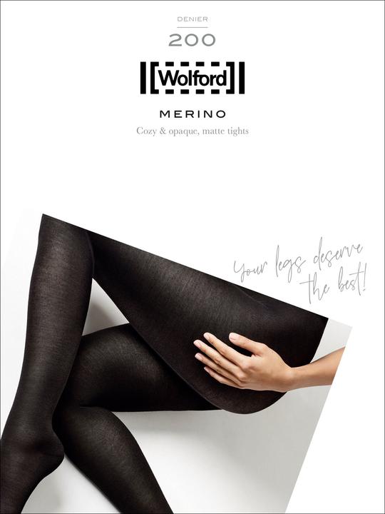 Immagine prodotto Wolford Collant "Merino Tights" nero (200 DEN, 42, XL)