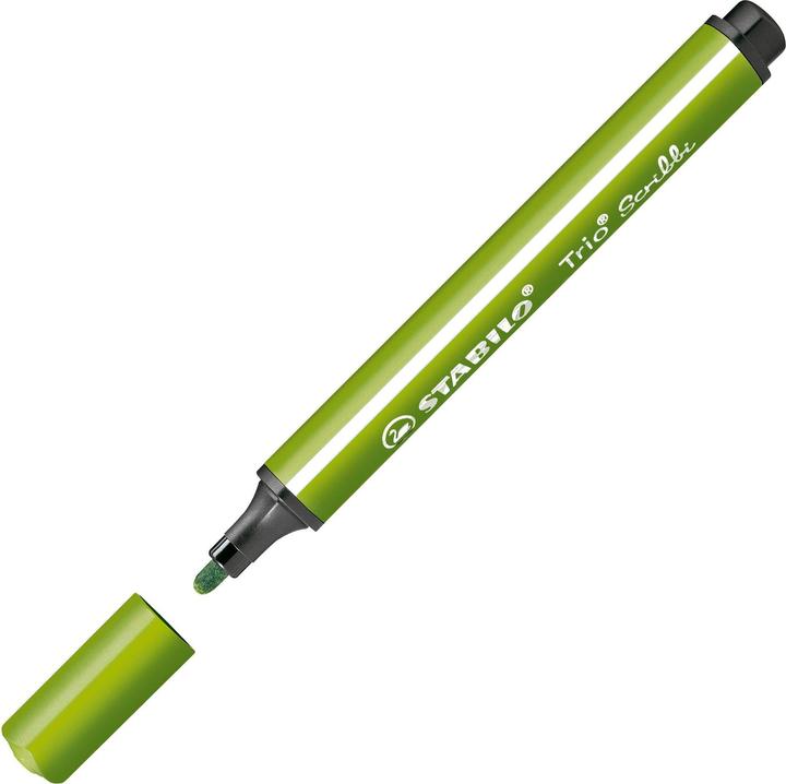 Produktbild STABILO Trio Scribbi Gefederter Dreikant-Filzstift (Green, 1 x)