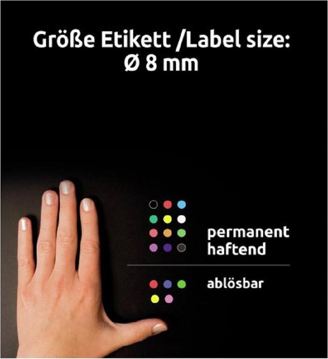 Actual product image Avery Removable marking points