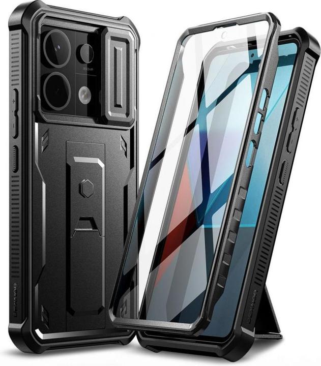 Produktbild Tech-Protect Kevlar Cam+ case for Xiaomi Redmi Note 13 Pro 5G / Poco X6 5G - black (Xiaomi Redmi Note 13 Pro 5G)