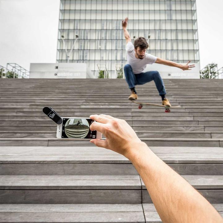 Actual product image Pixter Fisheye lens 180° clip