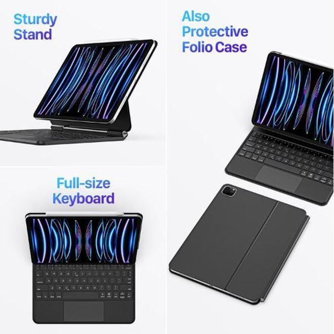 Produktbild Dux Ducis MK Series Keyboard Case (US, iPad Pro 12.9 2022 (6. Gen), iPad Pro 12.9 2021 (5. Gen), iPad Pro 12.9 2020 (4. Gen))