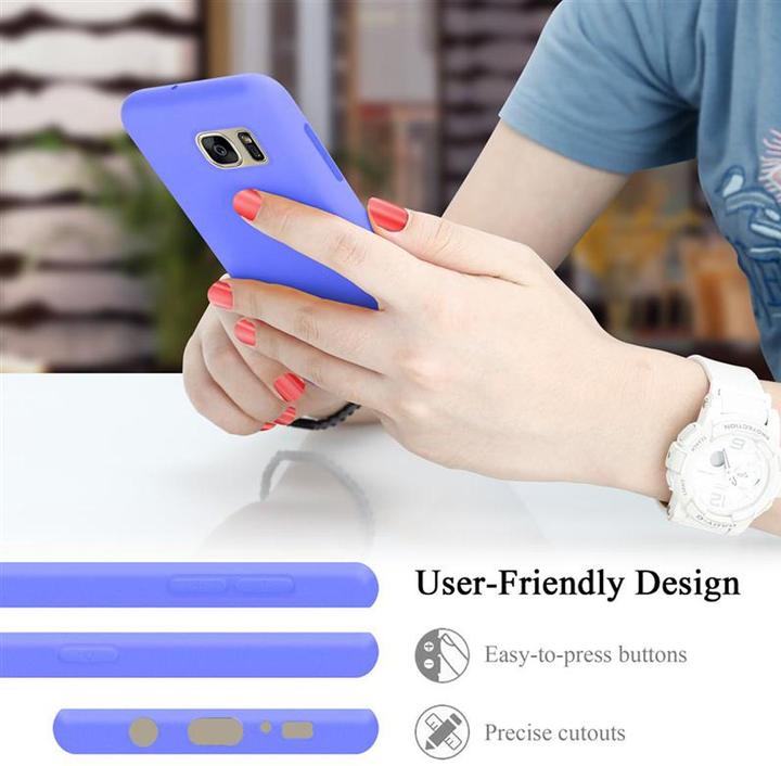 Actual product image Cadorabo TPU Liquid Silicone Case Cover (Samsung Galaxy S7)