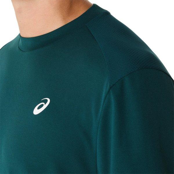 Actual product image ASICS Performance Asics Court Ss Top Saxon Green Man (XL)