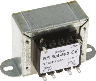 Produktbild Rs Pro Transformator für Chassismontage 230V ac 6V
