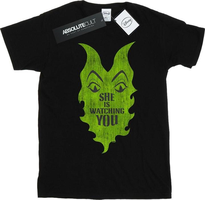 Disney The Descendants Maleficent She Is Watching TShirt (L)