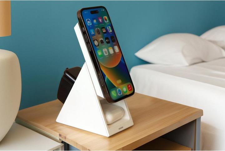 Produktbild Mobiparts Wireless 3 in 1 Charger 15W Triangle Black (15 W)
