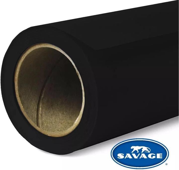 Image du produit Savage Papier de fond noir 1,35x11m (135 cm, 1100 cm)