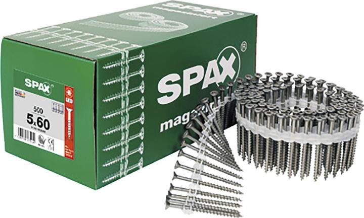 Spax Senkkopf 4.0x 50 Teilgewinde Torx 20 Wirox gegurtet im Coil (1 Schrauben pro Stück)
