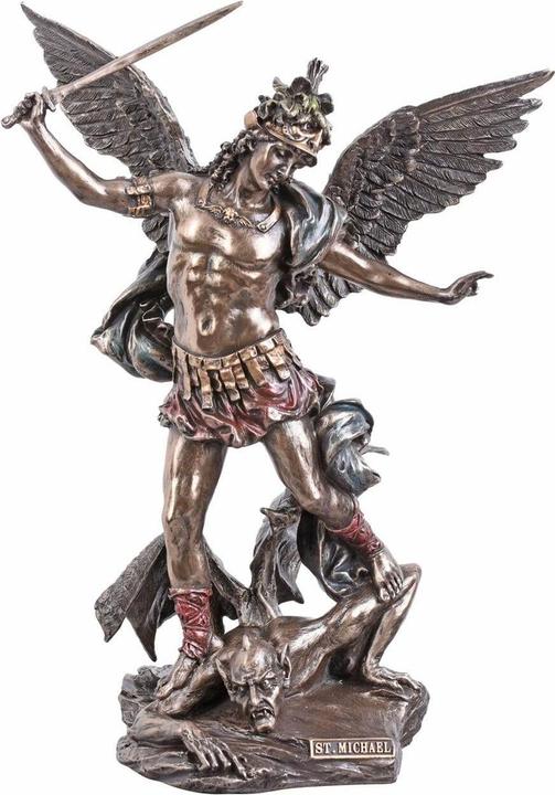 Immagine prodotto Palo Skulptur Erzengel Michael kämpft gegen Satan
