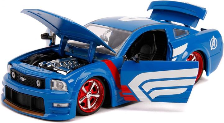 Image du produit Jada Avengers Captain America avec voiture 1:24