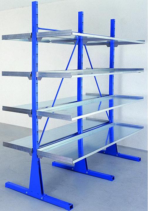 Actual product image Steck Clearance column double sided for shelving systems