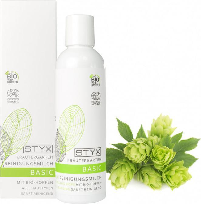 Image du produit Styx Krautergarten Basic Cleansing Milk with Organic Hops 200ml (Lait nettoyant, 200 ml)