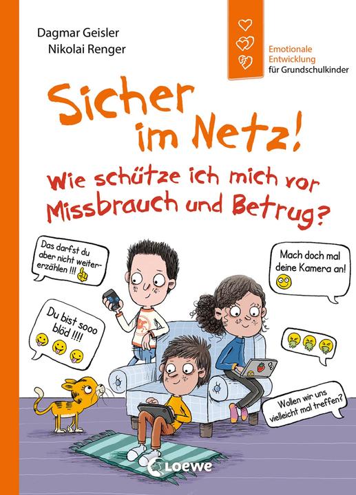 Productafbeelding Loewe Sicher im Netz! Wie schütze ich mich vor Missbrauch und Betrug? (Duits, Dagmar Geisler, Nikolai Renger, Emotionele ontwikkeling voor kinderen, 2024)