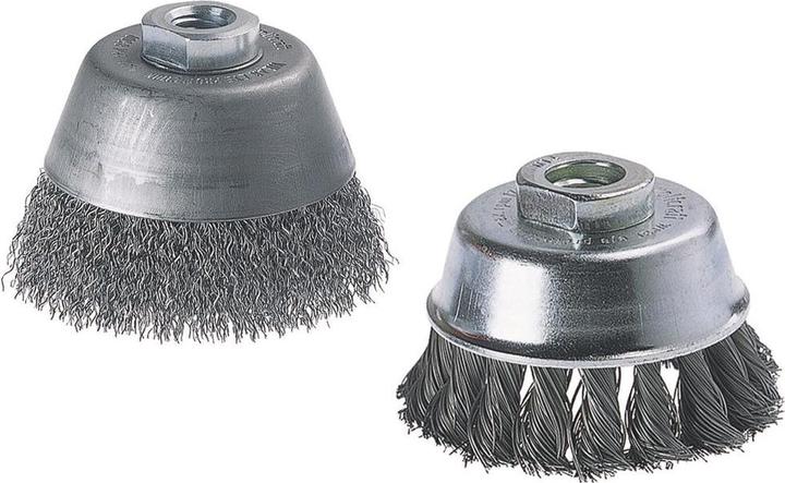 wolfcraft wolfcraft 1 Stahldraht-Topfbürste WS M14 ø100mm (P100)