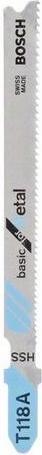 Produktbild Bosch Professional Zubehör Stichsägeblatt T 118 A Basic for Metal, 100er-Pack