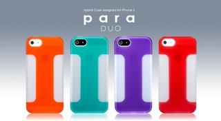 Immagine prodotto more. Custodia Para Duo Hybrid per iPhone 5/5S/SE Tangerine Orange (Apple iPhone 5, Apple iPhone 5s)