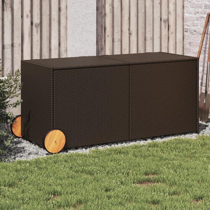 Image du produit VidaXL Gartentruhe mit Rollen 283L