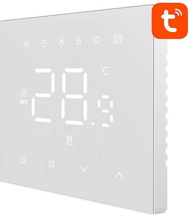 Productafbeelding Avatto Slimme thermostaat WT410-BH-3A-W Gasketel 3A WiFi