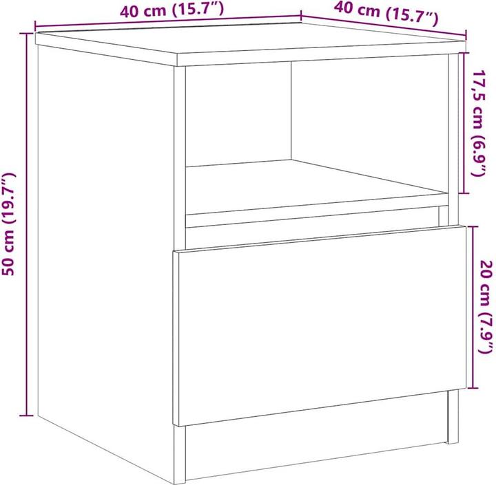 Immagine prodotto VidaXL Darell (40 x 40 x 53 cm)