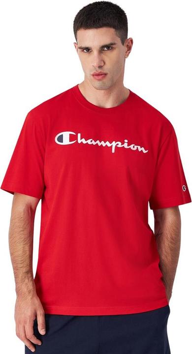 Champion Koszulka męska SS Tee czerwona 220256 RS054 XL (XL)