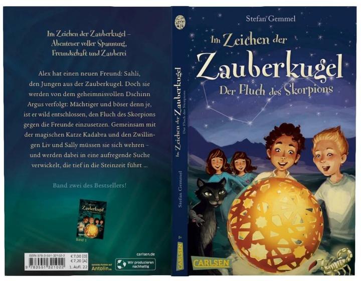 Produktbild Im Zeichen der Zauberkugel 2: Der Fluch des Skorpions (Deutsch, Katharina Madesta, Stefan Gemmel, 2022)