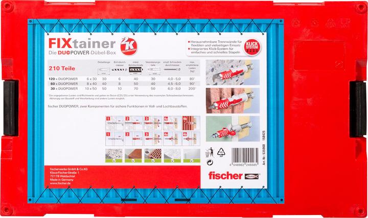 Produktbild Fischer L-BOXX mini DuoPower (210 Teile) (1 Stk.)