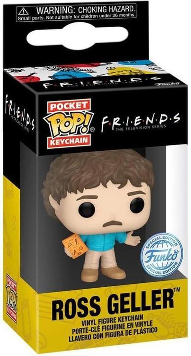 Actual product image Funko Portachiavi Pop! Friends : 80's Ross