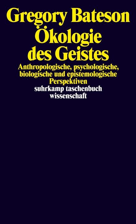 Produktbild Ökologie des Geistes (Deutsch, Gregory Bateson, 1985)