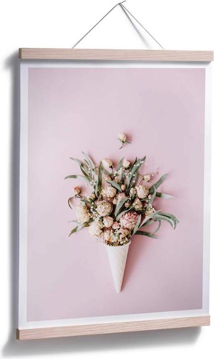 Produktbild Trenddeko Blüten in der Eistüte (30 x 40 cm)