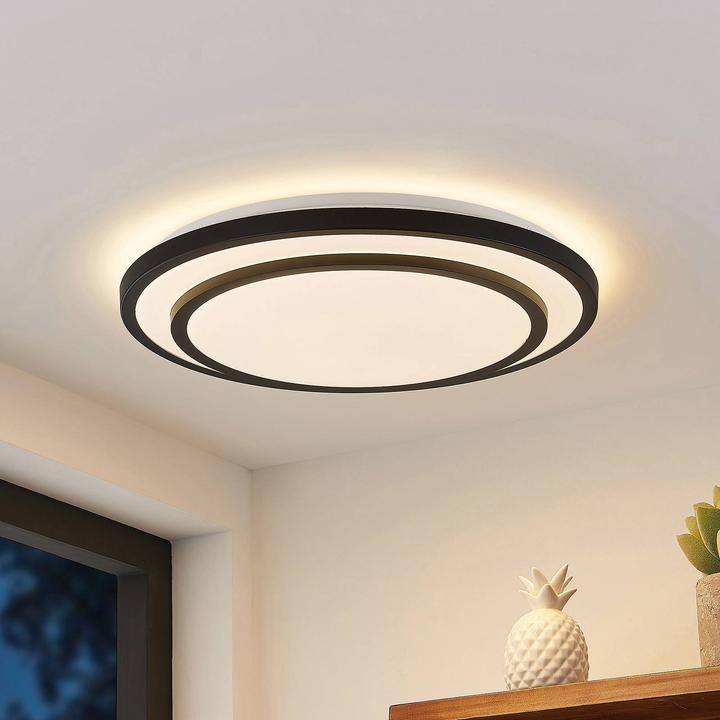 Actual product image Lindby Essina LED ceiling light, CCT, dimmable (4800 lm)