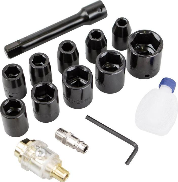 Produktbild Scheppach Druckluftschlagschrauber Set (Ohne externe Stromquelle)
