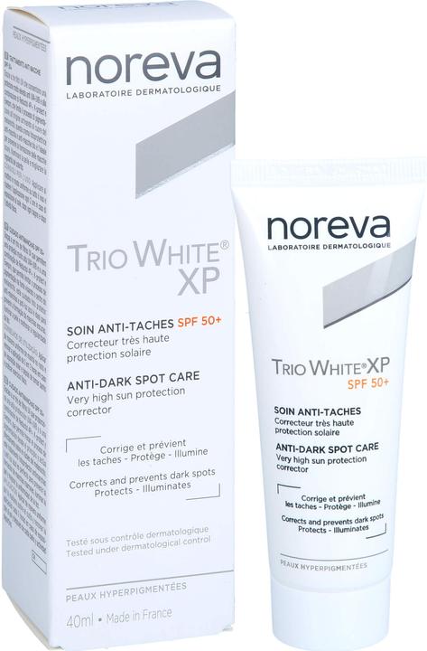 Actual product image Noreva TRIO WHITE XP 50+ (Sun cream face, SPF 50, 40 ml, 64 g)
