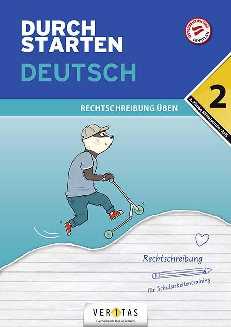 Produktbild Durchstarten Deutsch 2. Klasse Mittelschule/AHS Rechtschreibung üben (Deutsch, Doris Schützeneder, 2024)