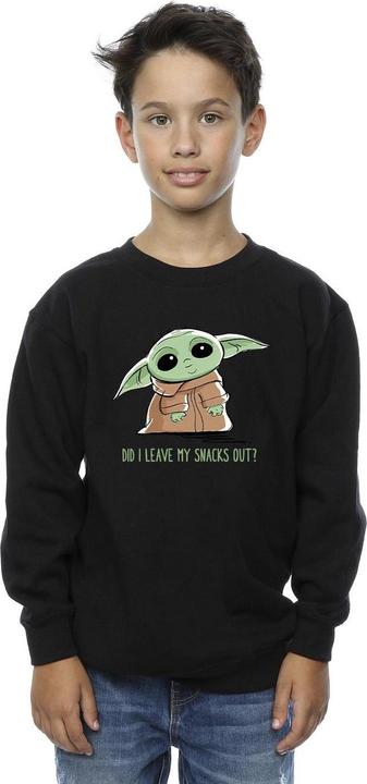 Immagine prodotto Star Wars The Mandalorian Grogu Snacks Meme Felpa Ragazzi (128)