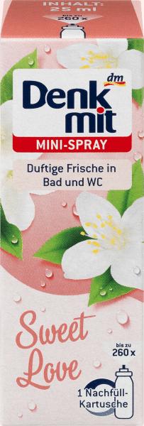 dm Denkmit Air Freshener Mini Spray Sweet Love Refill Pack