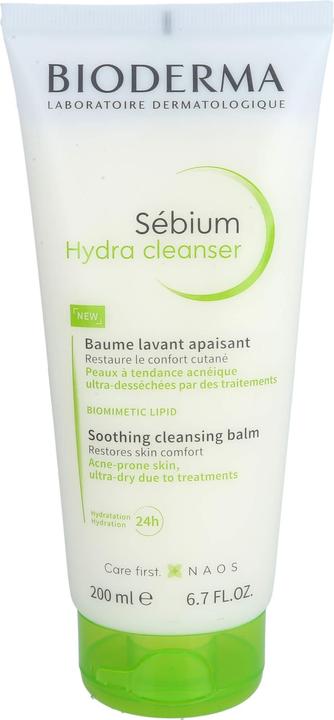 Bioderma Sebium Hydra Reinigungsreinigung Emulsionsleder anfällig für Akne, 200 ml (Reinigungslotion, 200 ml)