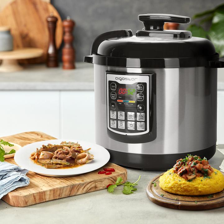 Produktbild Aigostar Elektrischer Schnellkochtopf, 6L
