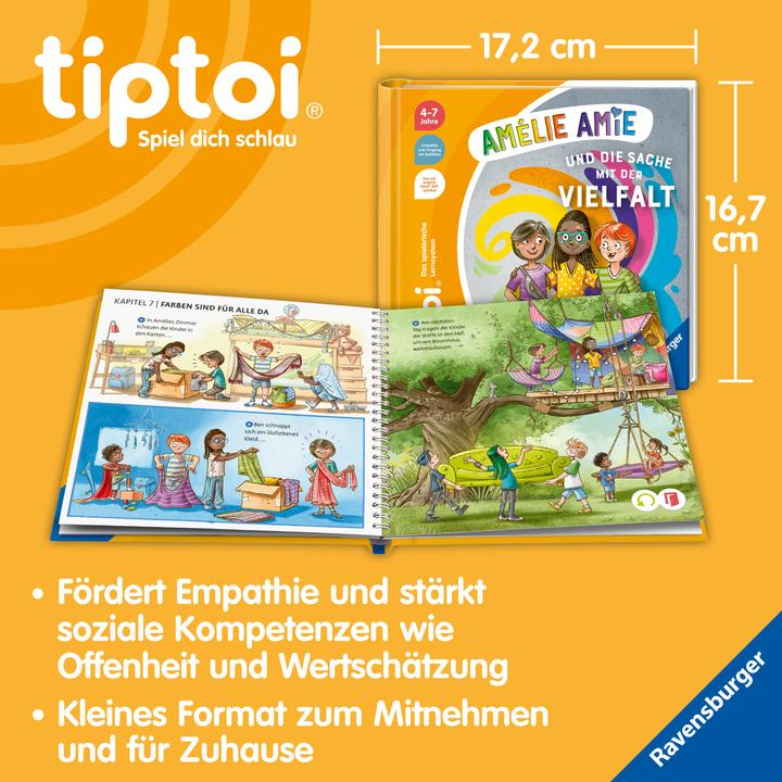 Produktbild tiptoi Amélie Amie und die Sache mit der Vielfalt (Deutsch, Patrick Fix, Cee Neudert, 2025)