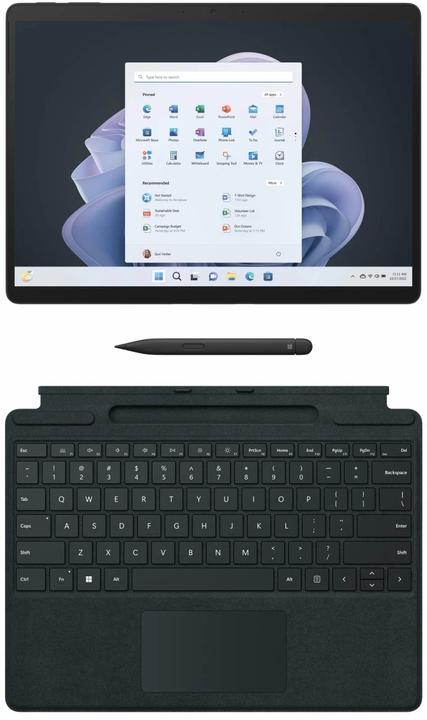 Produktbild Microsoft Surface Pro 9 for business (13", Intel Core i7-1265U, 16 GB, 256 GB, Ohne Tastaturlayout)