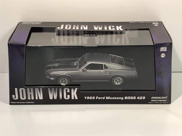 Produktbild Greenlight Collectibles John Wick: 1969 Ford Mustang BOSS 429 1/43