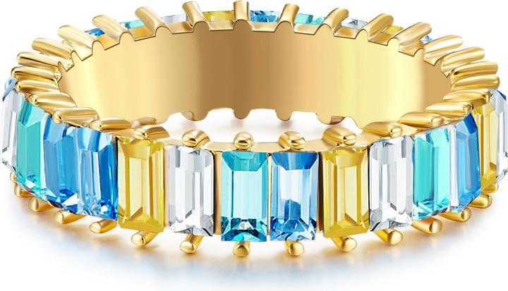 Produktbild Yokoamii Damen Metall Glaskristall gelbgold - 30088 (58)