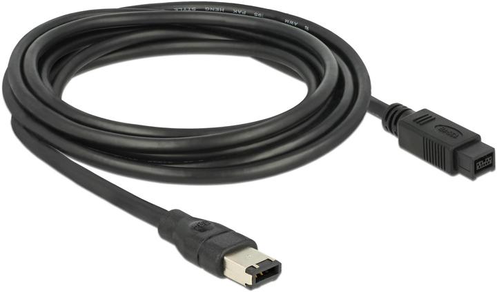 Actual product image Delock FireWire cable 400Mbps 9Pin-6Pin 3 m (3 m, FireWire)