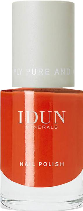 Actual product image IDUN Minerals Nail Polish Karneol (Carnelian orange, Colour paint)