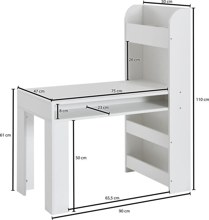 Produktbild FineBuy Schüler (90 x 50 x 110 cm)