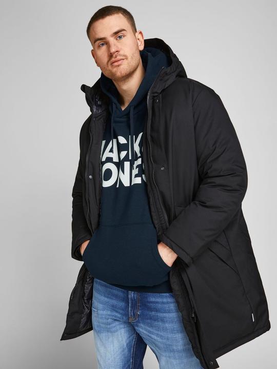 Actual product image Jack & Jones Basic Logo Plus Size Hoodie (XL, 3XL)