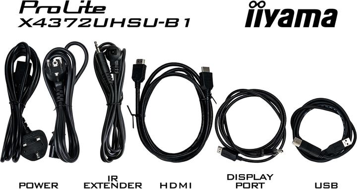 Produktbild iiyama ProLite X4372UHSU-B1 (3840 x 2160 Pixel, 42.52")
