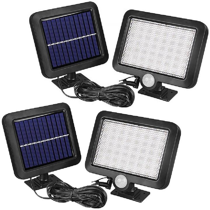 Produktbild Wattstunde LED-Flutlicht Solar, Bewegungssensor, IP44, 2er Set (IP44)