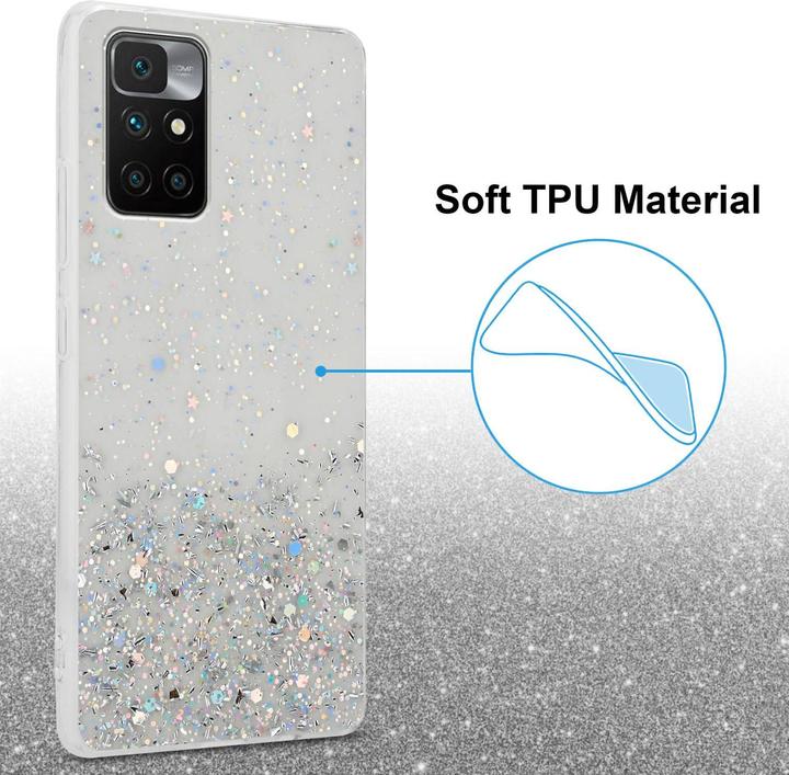 Actual product image Cadorabo TPU Cover with Glitter for Xiaomi RedMi 10 (Xiaomi Redmi 10)
