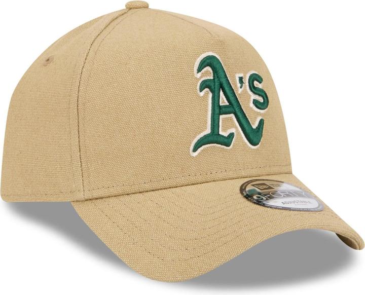 Actual product image New Era A-Frame Trucker Canvas Cap - Oakland Athletics beige (One size)